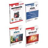 Miray 2025 Tyt Matematik + Fizik + Kimya + Biyoloji Deneme Seti 4 Kitap