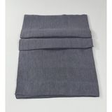 Miray Büyük Boy Pano Pamuk Eşarp - 120 x 120 - 0616-04 - Koyu Gri - Renk