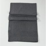 Miray Büyük Boy Pano Pamuk Eşarp - 120 x 120 - 0616-08 - Antrasit - Renk