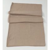 Miray Büyük Boy Pano Pamuk Eşarp - 120 x 120 - 0619-33 - Açık Vizon - Renk