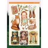 Miray Craft Yeşilin Kızı Anne Temalı 12*17 cm Sticker