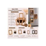 MİRAY FLOWERS HEDİYELİK Mini MDF Fotoğraf çerçevesi magnet