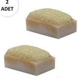 Miray Life 2 Adet Doğal Kabak Lifli Keçi Sütü Sabunu - 1 - 1 Adet