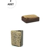 Miray Life 2 Adet Doğal Kabak Lifli Kil Sabunu - 1 - 1 Adet