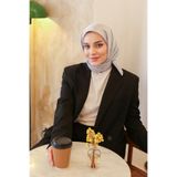 MİRAY Miray Düz Renk Eşarp - Kristal-gümüş