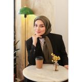 MİRAY Miray Düz Renk Eşarp - Kristal-haki-2