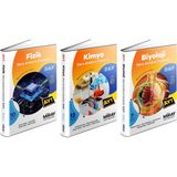 Miray Yayınları 2025 AYT Fizik - Kimya - Biyoloji Ders Anlatım Fasikülleri Seti 3 Kitap
