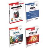 Miray Yayınları 2025 Tyt Matematik + Fizik + Kimya + Biyoloji Deneme Seti 4 Kitap