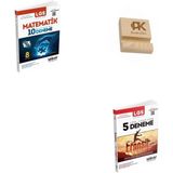 Miray Yayınları Miray Lgs 8. Sınıf Matematik 10LU Deneme ve Tüm Dersler 5 Sayısal 5 Sözel Deneme + Telefon Standı