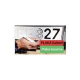 Mirayhan Araç Oto Plaka Kalemi Siyah Renk Plaka Rötuş Kalem Boyama