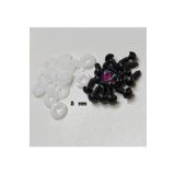 miraylahobi 8 mm Amigurumi Vidalı Göz Siyah 20 Çift