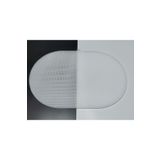 miraylahobi Plastik Çanta Kanvas Oval 30*45cm Beyaz