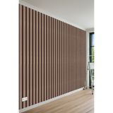 MİRAZAWALL Modern Dikey Lambiri Çıta Desenli Tek Parça Tekstil Duvar Kağıdı