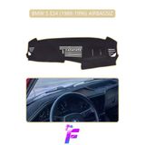 Mircem Bmw E34 Airbagsiz (1988-1996) Torpido Örtüsü | Güneşten Korur | Kolay Montaj | Tam Uyum | C91 Bej