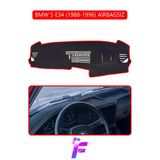 Mircem Bmw E34 Airbagsiz (1988-1996) Torpido Örtüsü | Güneşten Korur | Kolay Montaj | Tam Uyum | C93 Kırmızı