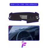 Mircem Bmw E34 Airbagsiz (1988-1996) Torpido Örtüsü | Güneşten Korur | Kolay Montaj | Tam Uyum | C95 Mavi