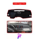 Mircem Chery Tiggo 7 Pro Araca Özel Torpido Örtüsü | Ön Göğüs Kılıfı | Tam Koruma | Oto Aksesuar | D39 Kırmızı