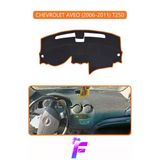 Mircem Chevrolet Aveo (2006-2011) Araca Özel Torpido Örtüsü | Ön Göğüs Kılıfı | Tam Koruma | Tam Uyum | D52 Kahverengi