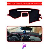 Mircem Dacıa Sandero Stepway (2015-2021) Torpido Kılıfı | Yansıma Ve Isı Engeller| Oto Aksesuar | Ta81 Kırmızı