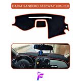 Mircem Dacıa Sandero Stepway (2015-2021) Torpido Kılıfı | Yansıma Ve Isı Engeller| Oto Aksesuar | Ta82 Kahverengi