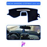 Mircem Dacıa Sandero Stepway (2015-2021) Torpido Kılıfı | Yansıma Ve Isı Engeller| Oto Aksesuar | Ta83 Mavi