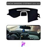 Mircem Dacıa Sandero Stepway (2015-2021) Torpido Kılıfı | Yansıma Ve Isı Engeller| Oto Aksesuar | Ta84 Siyah