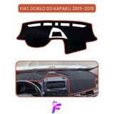 Mircem Fıat Doblo D3 (2013-2015) Kapaklı Uyumlu Torpido Örtüsü | Araca Özel Üretim | Kolay Montaj |Tb10 Kahverengi