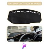 Mircem Fıat Egea (2007-2015) Ekransız Araca Özel Torpido Örtüsü | Ön Göğüs Kılıfı | Tam Koruma | Tb13 Bej