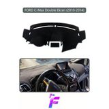 Mircem Ford C-Max Double Ekran (2010-2014) Torpido Örtüsü | Güneşten Korur | Kolay Montaj | Tam Uyum | E86 Gri