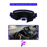 Mircem Ford C-Max Double Ekran (2010-2014) Torpido Örtüsü | Güneşten Korur | Kolay Montaj | Tam Uyum | E89 Mavi