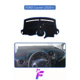 Mircem Ford Courier (2020+) Ekranlı Torpido Örtüsü | Güneşten Korur | Kolay Montaj | Tam Uyum | E95 Mavi