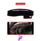 Mircem Ford Escort Uyumlu Torpido,Panel Örtüsü | Hızlı Ve Kolay Montaj | Kaymaz Tasarım | Tam Uyum | F3 Kırmızı