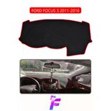 Mircem Ford Focus 3 (2011-2016) Torpido Örtüsü | Güneşten Korur | Kolay Montaj | Tam Uyum | Araca Özel |E81 Kırmızı