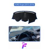 Mircem Ford Kuga (2015-2019) Araca Özel Torpido Örtüsü | Kolay Montaj | Güneşten Korur | Oto Aksesuar | F17 Mavi