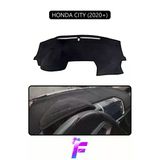 Mircem Honda Cıty (2020+) Uyumlu Torpido Örtüsü | Yansıma Önleyici | Kolay Montaj | Tam Koruma | F48 Siyah