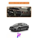 Mircem Honda Cıvıc Fb7 (2011-2015) Torpido Örtüsü | Güneşten Korur | Kolay Montaj | Tam Uyum | F58 Kahverengi
