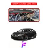 Mircem Honda Cıvıc Fc5 (2015-2022) Torpido Örtüsü | Güneşten Korur | Kolay Montaj | Tam Uyum | F63 Kırmızı