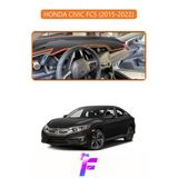 Mircem Honda Cıvıc Fc5 (2015-2022) Torpido Örtüsü | Güneşten Korur | Kolay Montaj | Tam Uyum | F64 Kahverengi