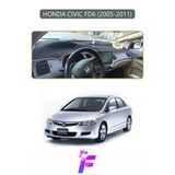Mircem Honda Cıvıc Fd6 (2005-2011) Uyumlu Torpido Örtüsü | Yansıma Önleyici | Hızlı Montaj | Koruma | F68 Gri