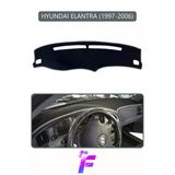 Mircem Hyundai Elantra (1997-2006) Uyumlu Torpido Örtüsü | Yansıma Önleyici | Hızlı Montaj | Koruma | G8 Gri