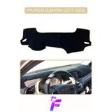 Mircem Hyundai Elantra (2017-2020) Uyumlu Torpido Örtüsü | Yansıma Önleyici | Hızlı Montaj | Koruma | G19 Bej