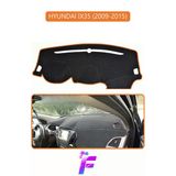 Mircem Hyundai İx35 (2009-2015) Uyumlu Torpido Örtüsü | Kolay Montaj | Yansıma Önleyici | Tam Koruma | G58 Kahverengi