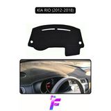 Mircem Kia Rio (2012-2018) Uyumlu Torpido Örtüsü | Kolay Montaj | Yansıma Önleyici | Tam Koruma | G78 Siyah