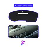 Mircem Mazda 3 (2003-2009) Uyumlu Torpido,Panel Örtüsü | Hızlı Ve Kolay Montaj | Kaymaz Tasarım | Td29 Mavi