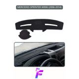 Mircem Mercedes Sprinter (2006-2014)) Uyumlu Torpido Örtüsü | Kolay Montaj | Yansıma Önleyici | G86 Gri