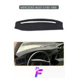 Mircem Mercedes W201/E190 Uyumlu Torpido Örtüsü | Yansıma Önleyici | Kolay Montaj | Tam Koruma | H8 Gri