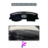 Mircem Mercedes W203 (2000-2007) Uyumlu Torpido Örtüsü | Yansıma Önleyici | Kolay Montaj | Tam Koruma | H20 Gri