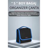Mircem Oto Bagaj Çantası Küçük Boy Cırtlı Keçe Kumaş - Geniş Hacimli,Dayanıklı,Araç İçi Düzenleyici | A3
