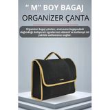 Mircem Oto Bagaj Çantası Orta Boy Cırtlı Keçe Kumaş - Geniş Hacimli,Dayanıklı,Araç İçi Düzenleyici | A1