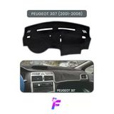 Mircem Peugeot 307 (2001-2008) Araca Özel Torpido Örtüsü | Ön Göğüs Kılıfı | Tam Koruma | Oto Aksesuar |T92 Gri